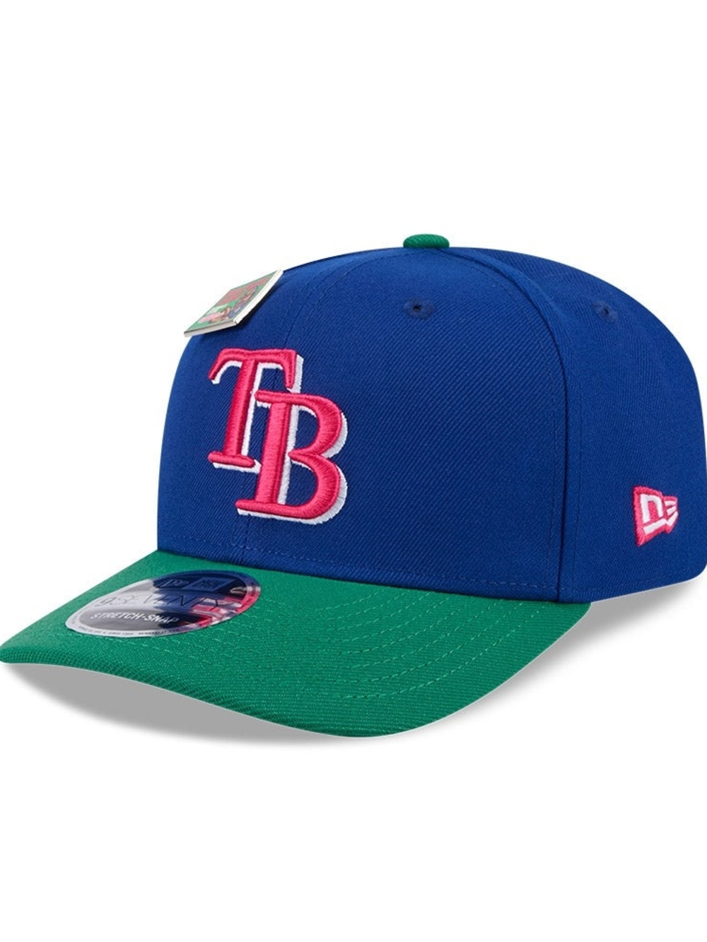 Rays New Era Big League Chew Watermelon 9Seventy Snapback Hat